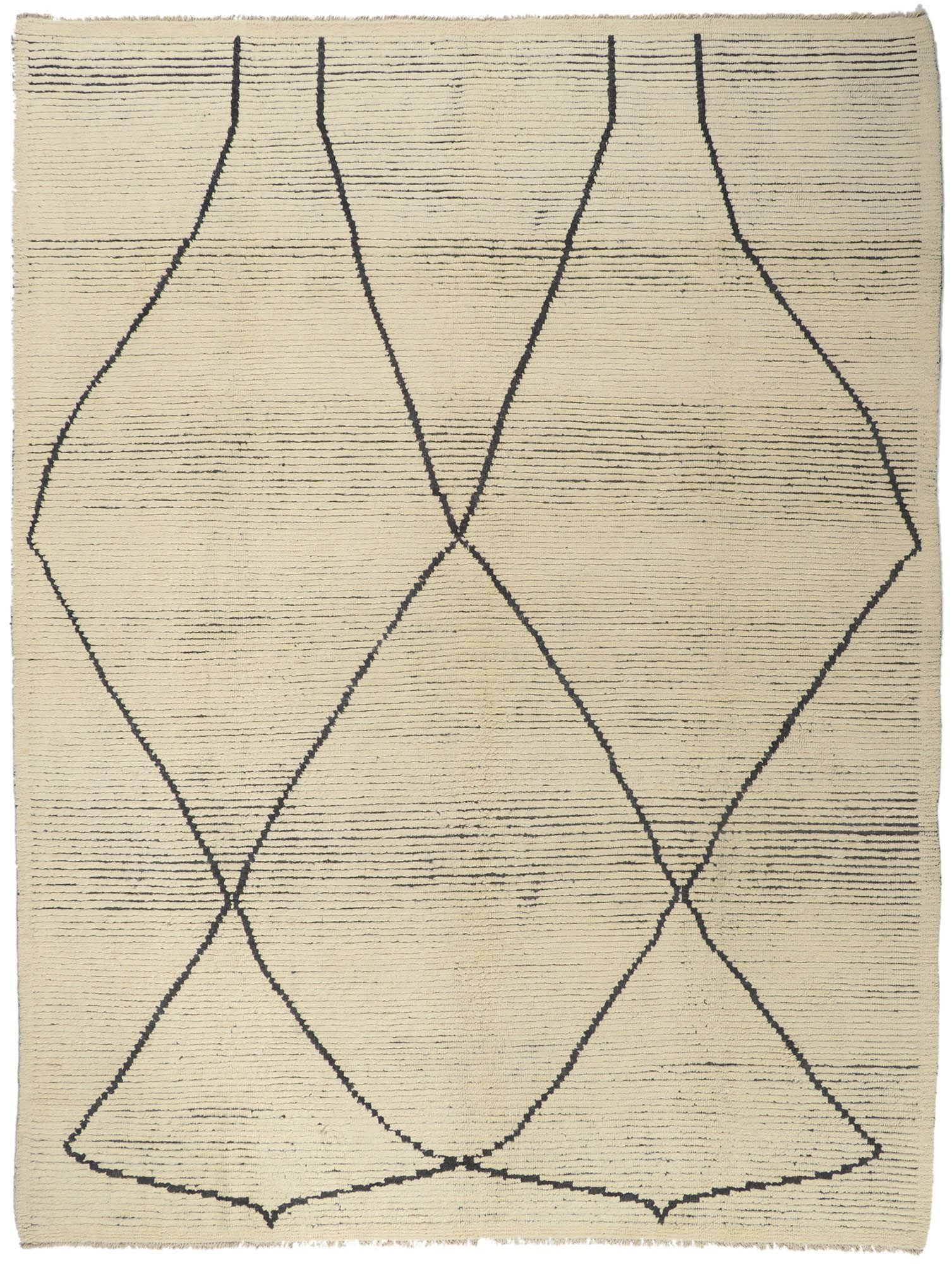 10 x 14 Modern Moroccan Area Rug 80589