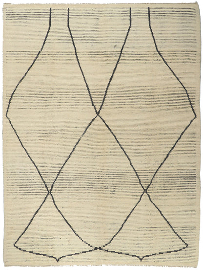 10 x 14 Modern Moroccan Area Rug 80589