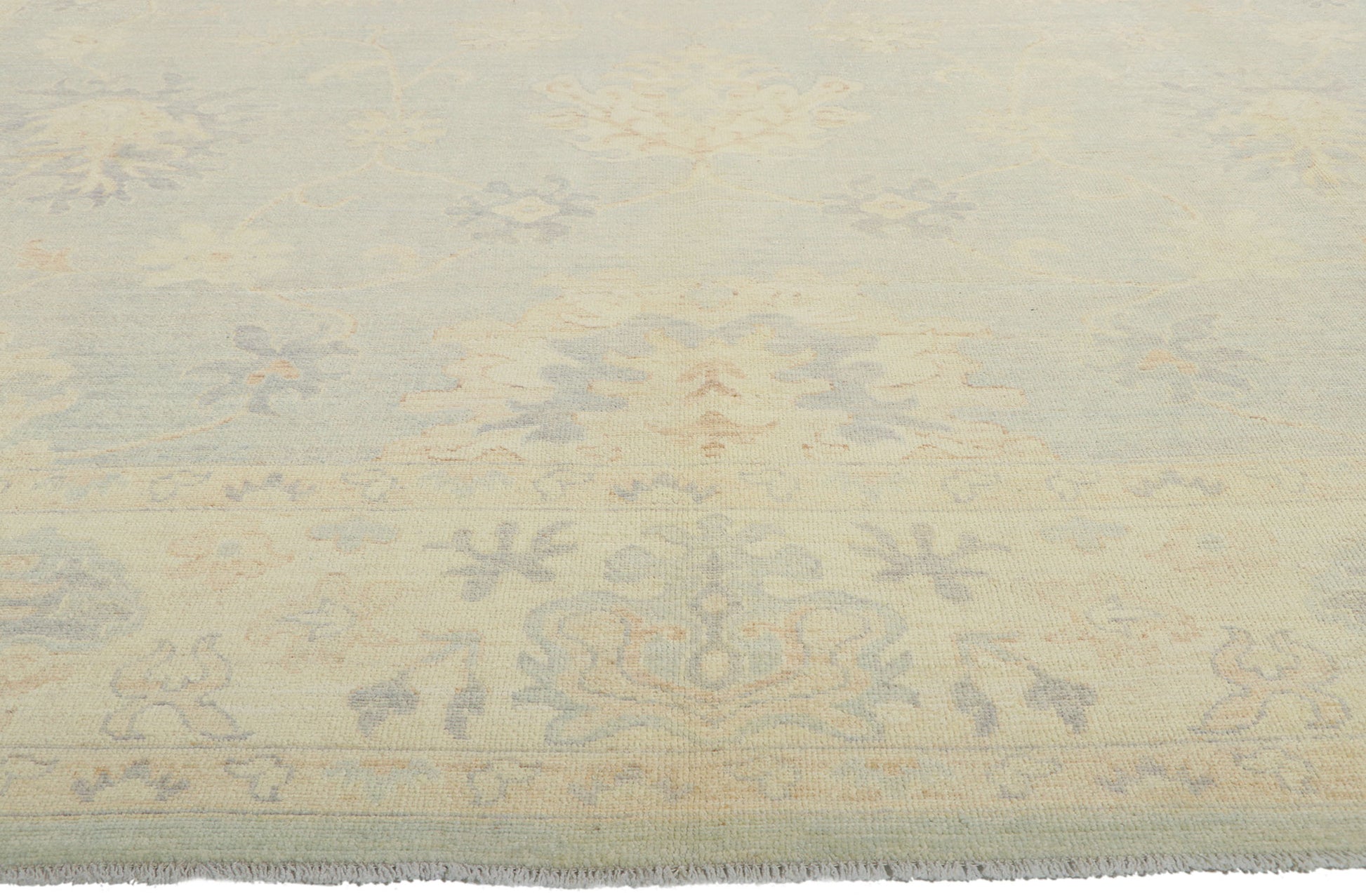 10 x 14 Vintage-Inspired Oushak Rug 80215