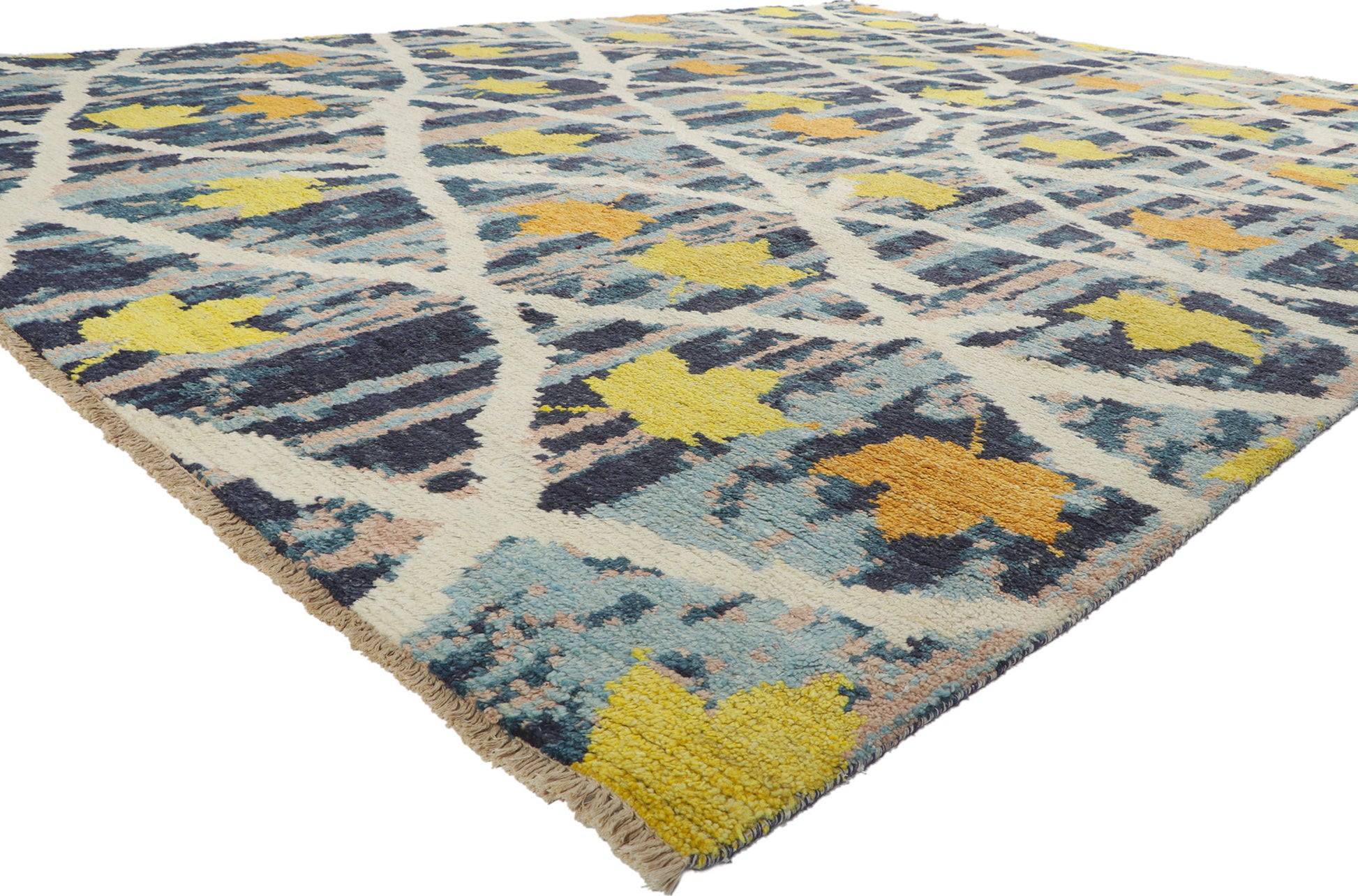 10 x 14 Abstract Moroccan Rug 80366
