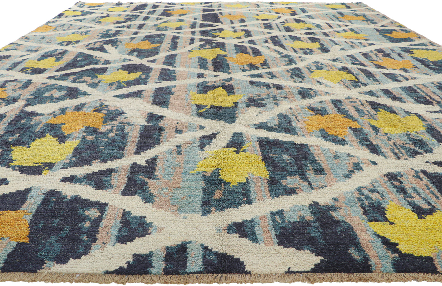 10 x 14 Abstract Moroccan Rug 80366