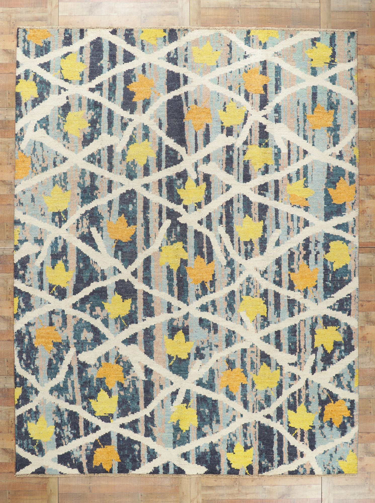 10 x 14 Abstract Moroccan Rug 80366