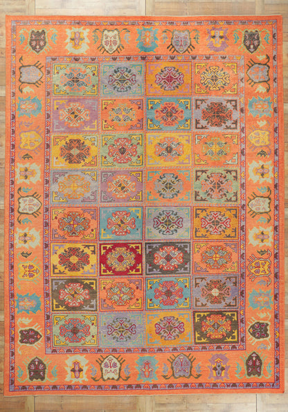 10 x 14 Colorful Turkish Oushak Rug 51884
