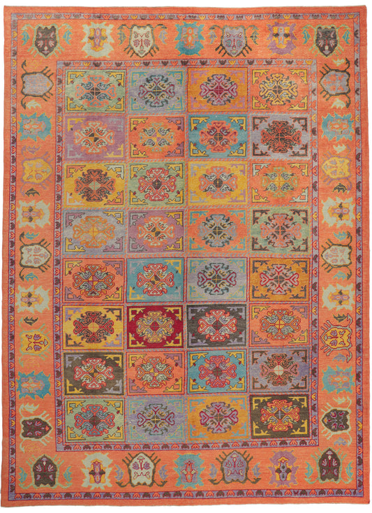 10 x 14 Colorful Turkish Oushak Rug 51884