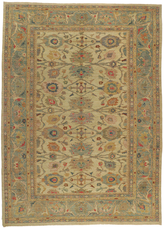 10 x 14 Organic Modern Persian Sultanabad Rug 60709