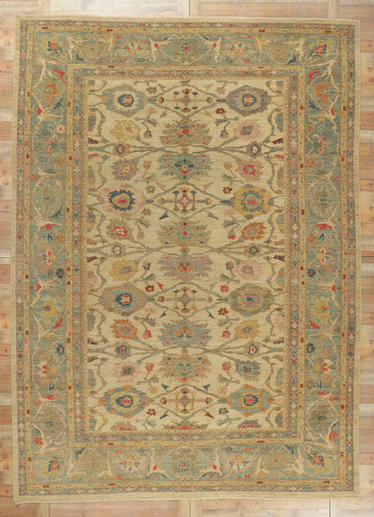 10 x 14 Organic Modern Persian Sultanabad Rug 60709