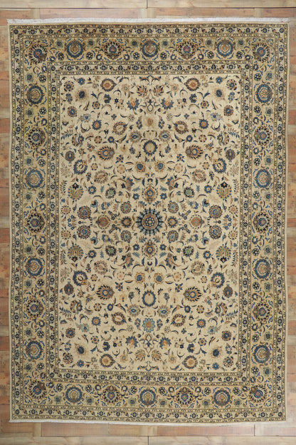 10 x 15 Vintage Persian Nain Rug 77738