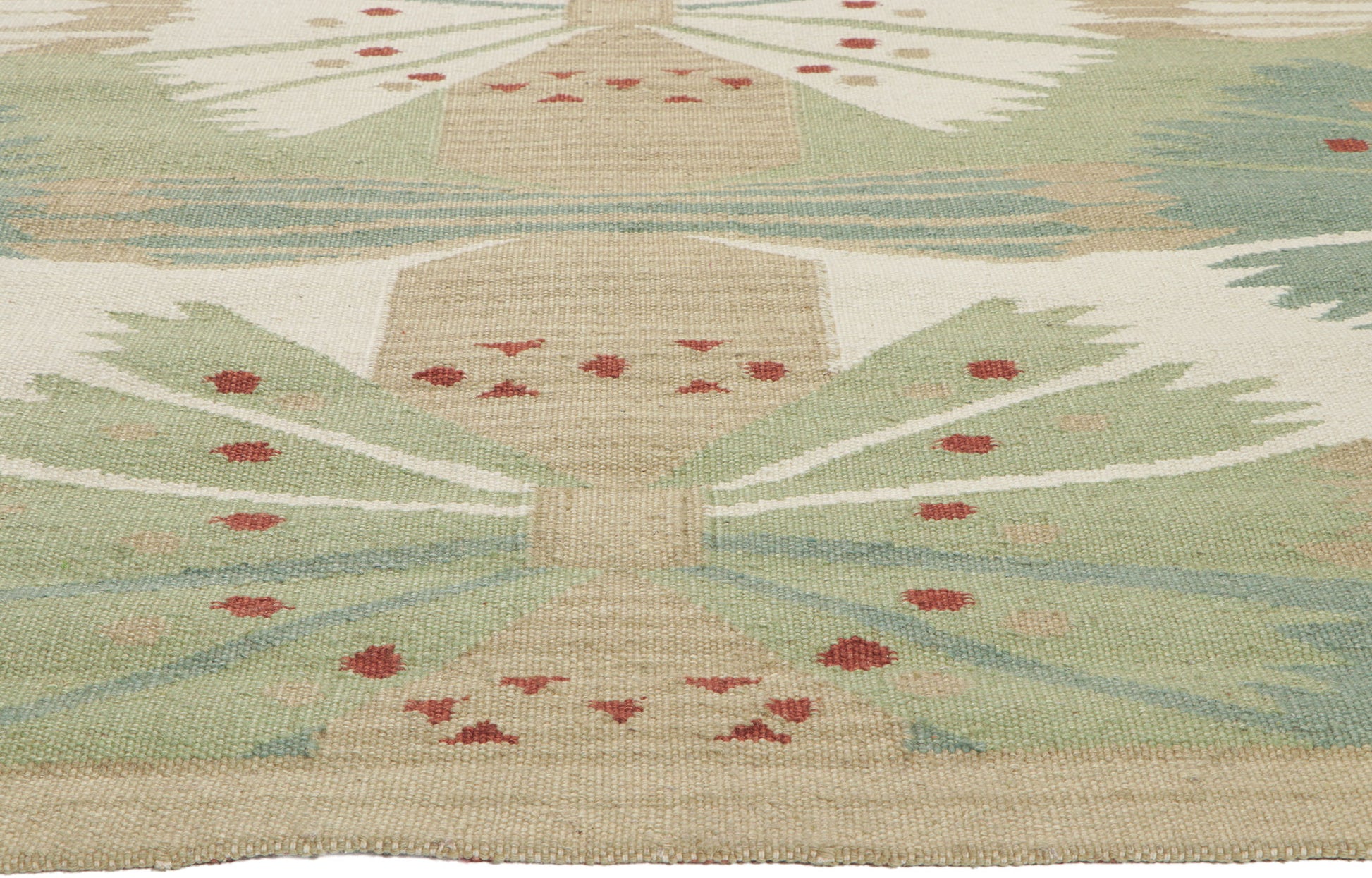 10 x 10 Scandinavian Modern Swedish Inspired Kilim Rug 30850