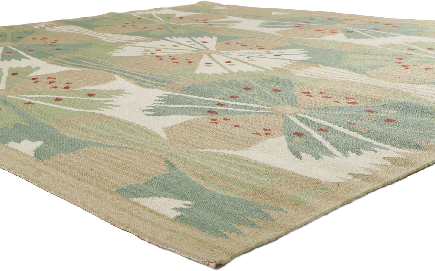 10 x 10 Scandinavian Modern Swedish Inspired Kilim Rug 30850
