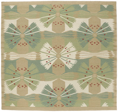 10 x 10 Scandinavian Modern Swedish Inspired Kilim Rug 30850