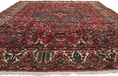 10 x 12 Antique Persian Bakhtiari Rug 73095