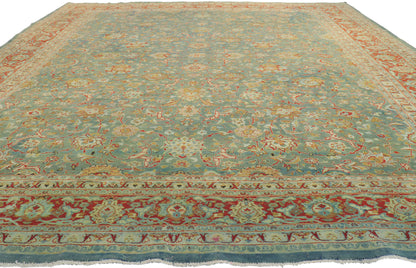 10 x 12 Antique Persian Tabriz Rug 61178
