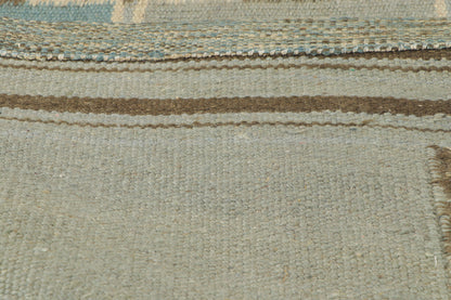 10 x 12 Scandinavian Modern Swedish Inspired Kilim Rug 30856