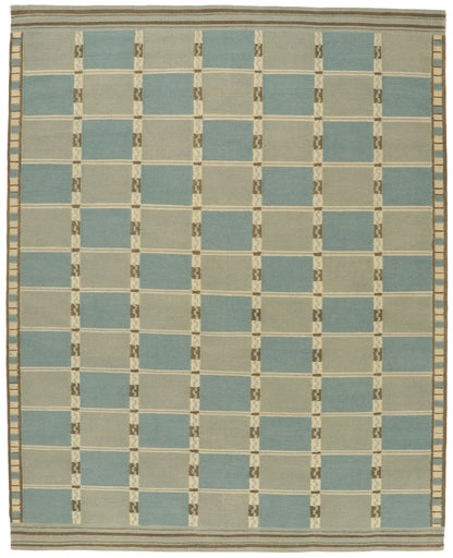 10 x 12 Scandinavian Modern Swedish Inspired Kilim Rug 30856