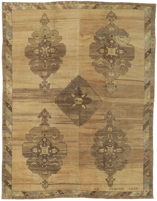 10 x 12 Vintage Turkish Kars Rug 51369