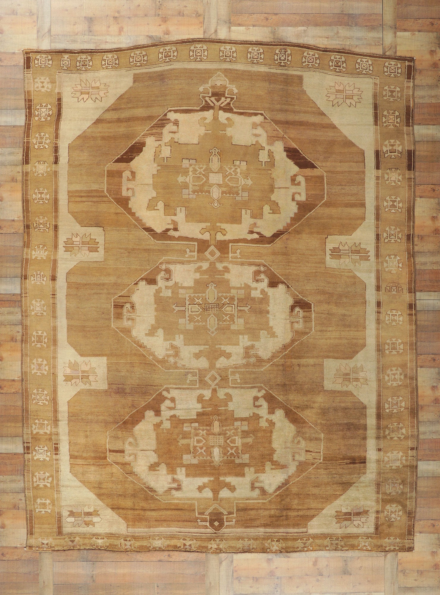 10 x 12 Vintage Turkish Kars Rug 77709