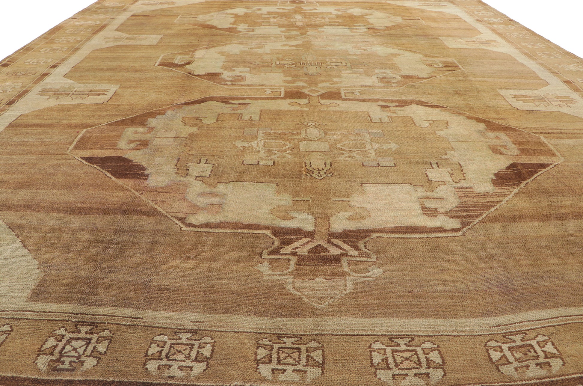 10 x 12 Vintage Turkish Kars Rug 77709
