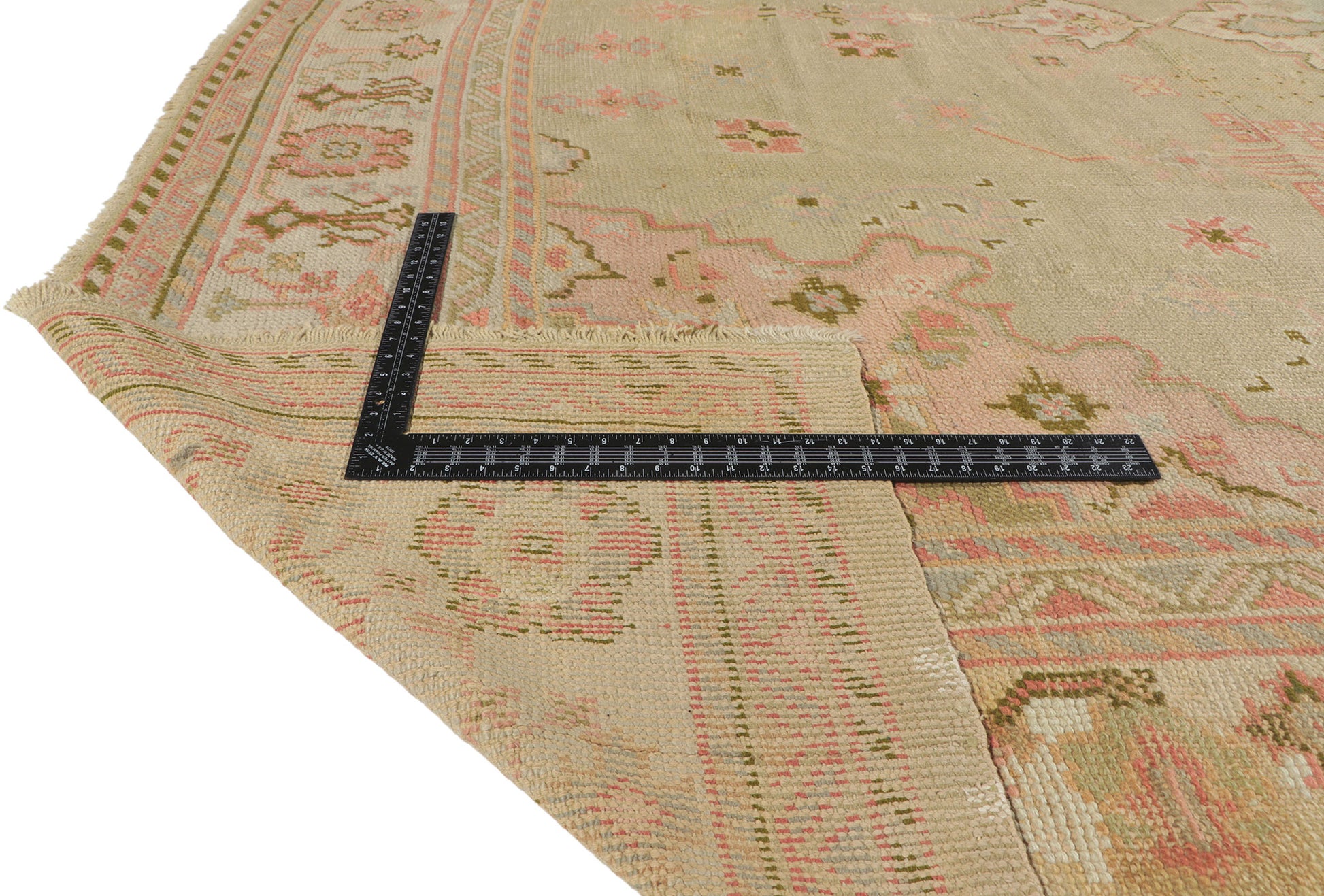 10 x 13 Antique Turkish Oushak Rug 73571