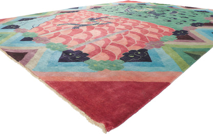 10 x 13 Contemporary Chinese Art Deco Style Rug 30767