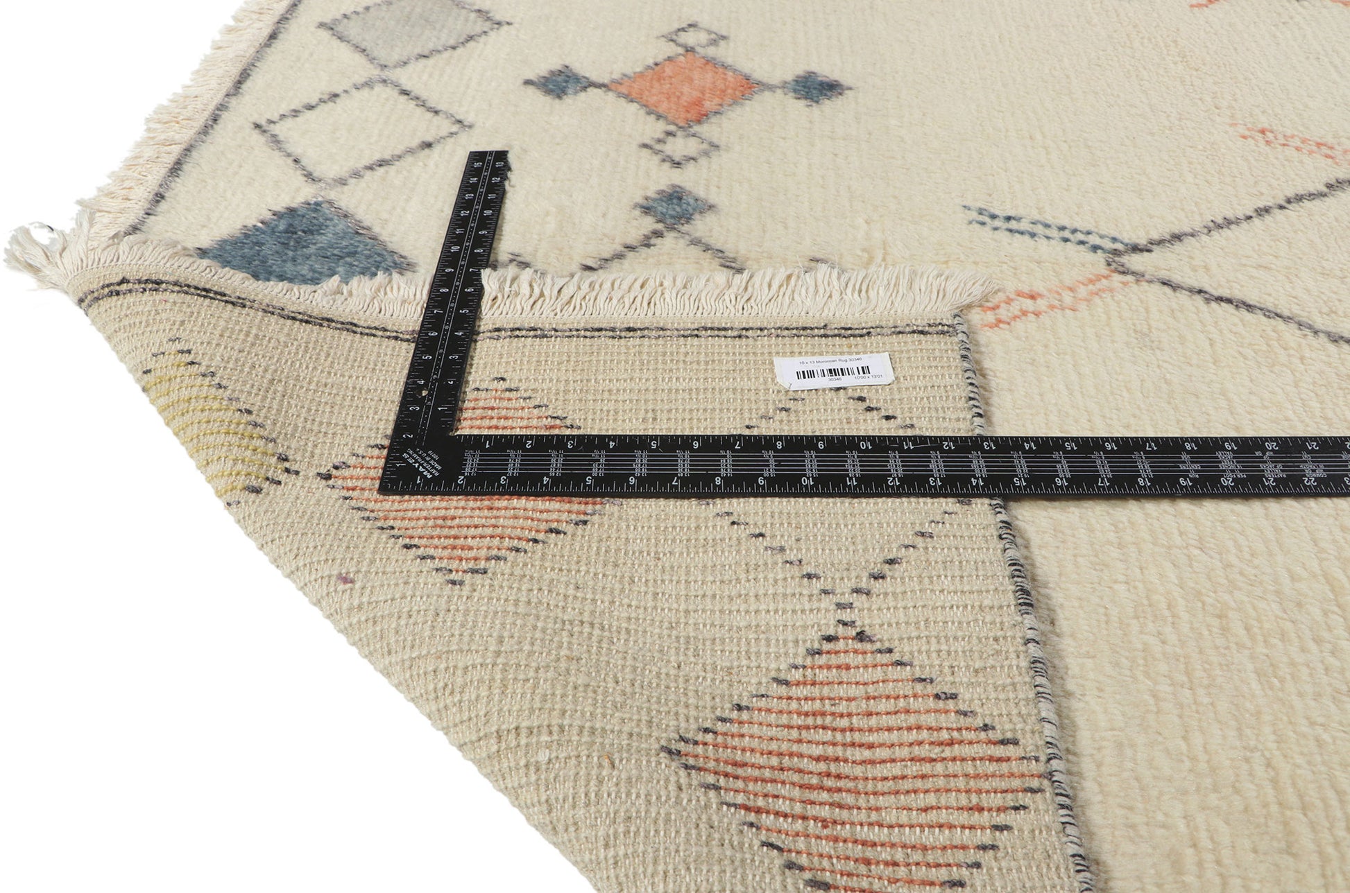 10 x 13 Moroccan Area Rug 30346