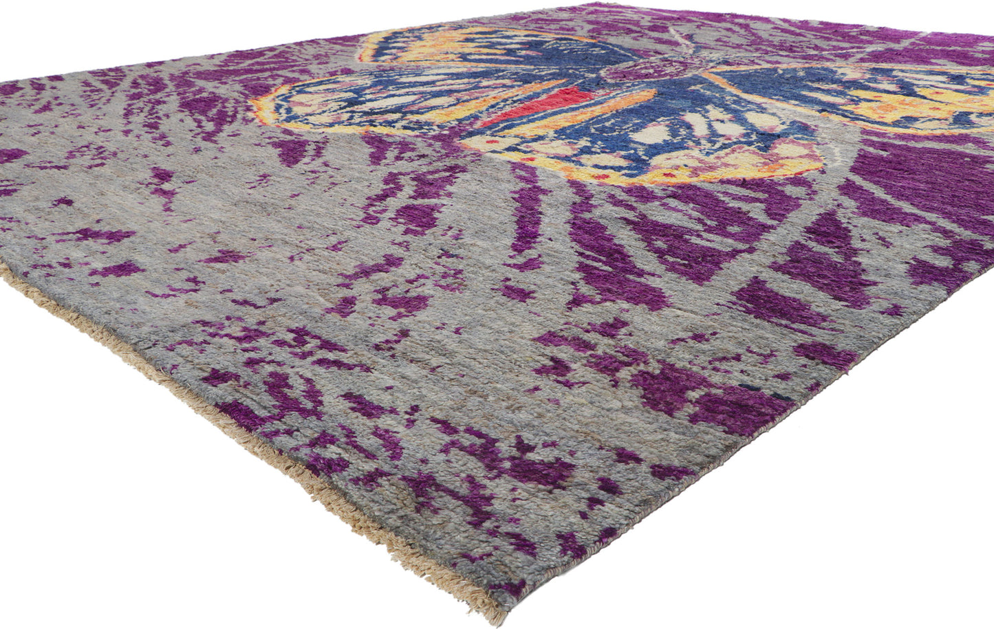 10 x 13 Andy Warhol Style Moroccan Rug 80335