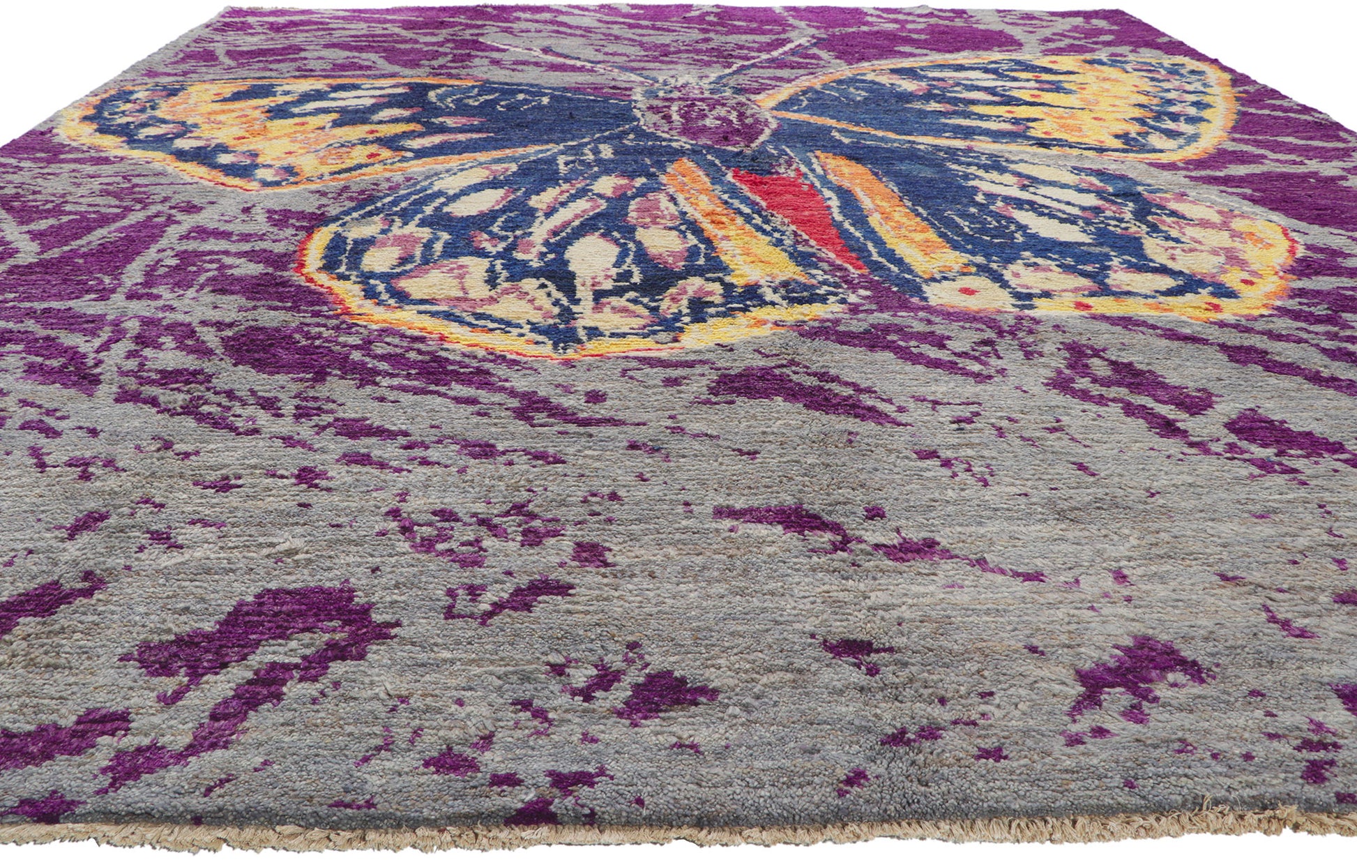 10 x 13 Andy Warhol Style Moroccan Rug 80335