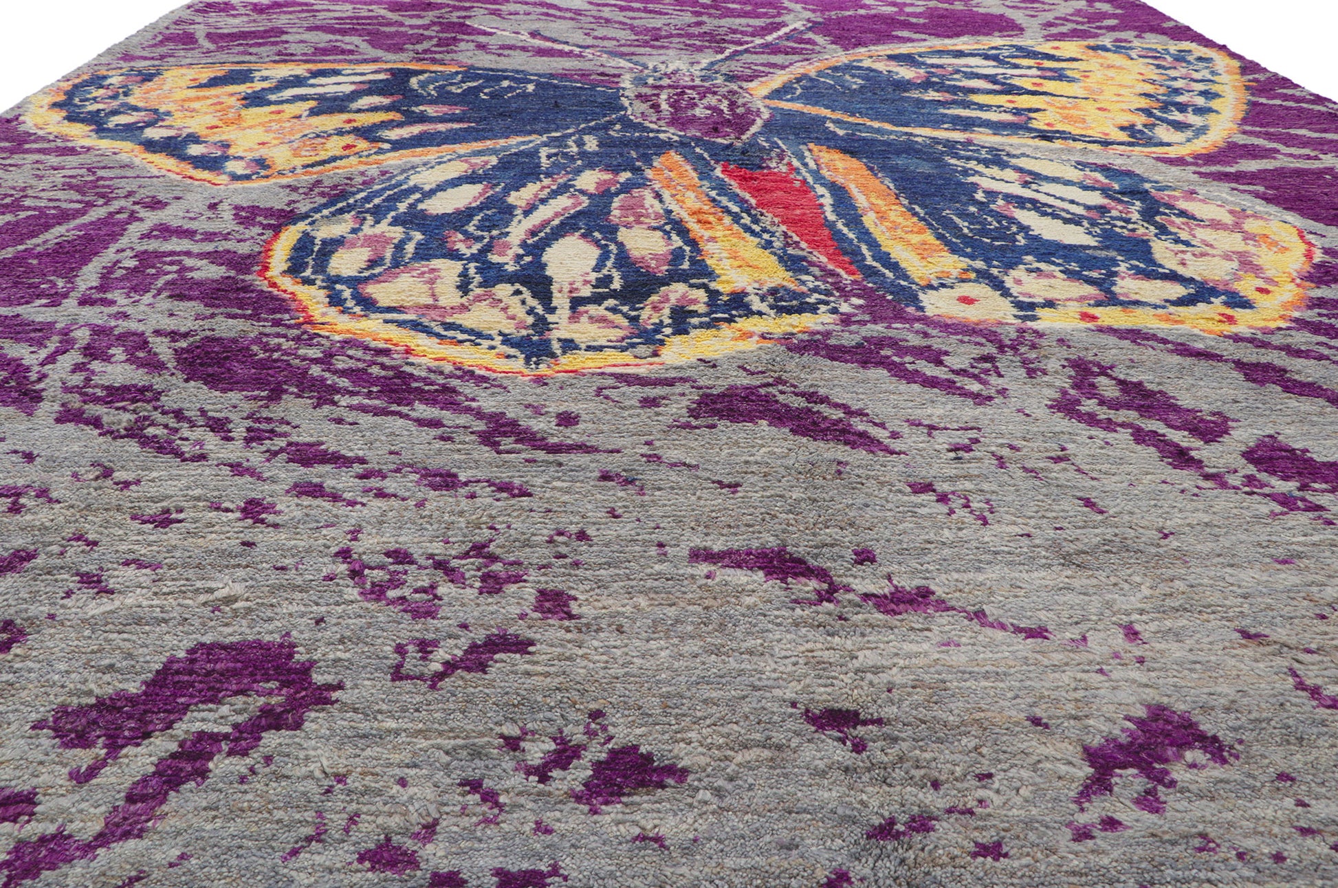 10 x 13 Andy Warhol Style Moroccan Rug 80335