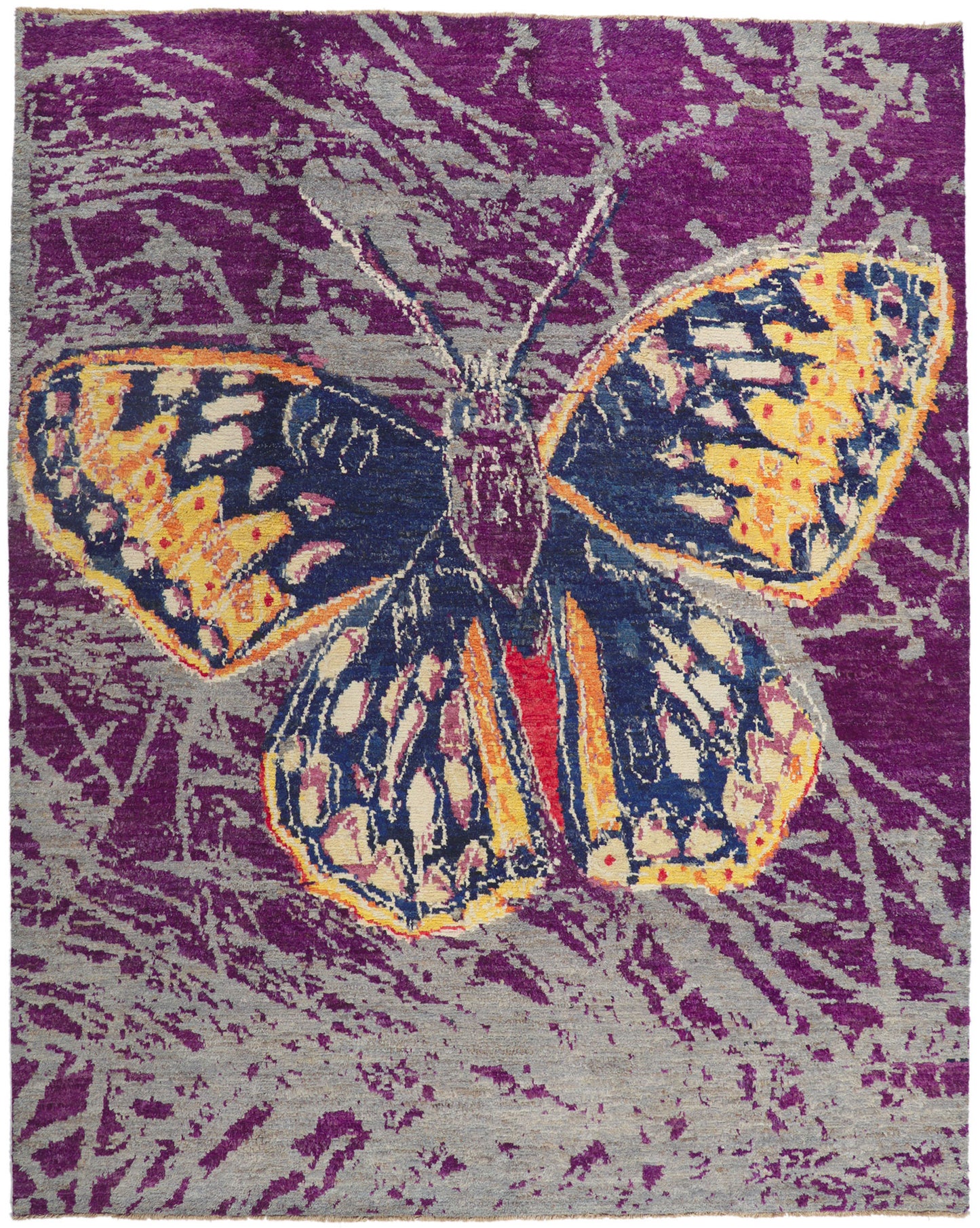 10 x 13 Andy Warhol Style Moroccan Rug 80335