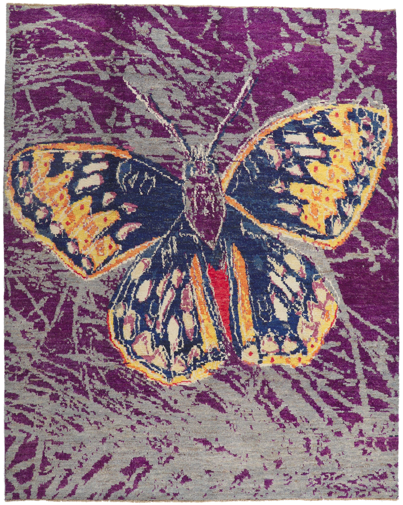 10 x 13 Andy Warhol Style Moroccan Rug 80335