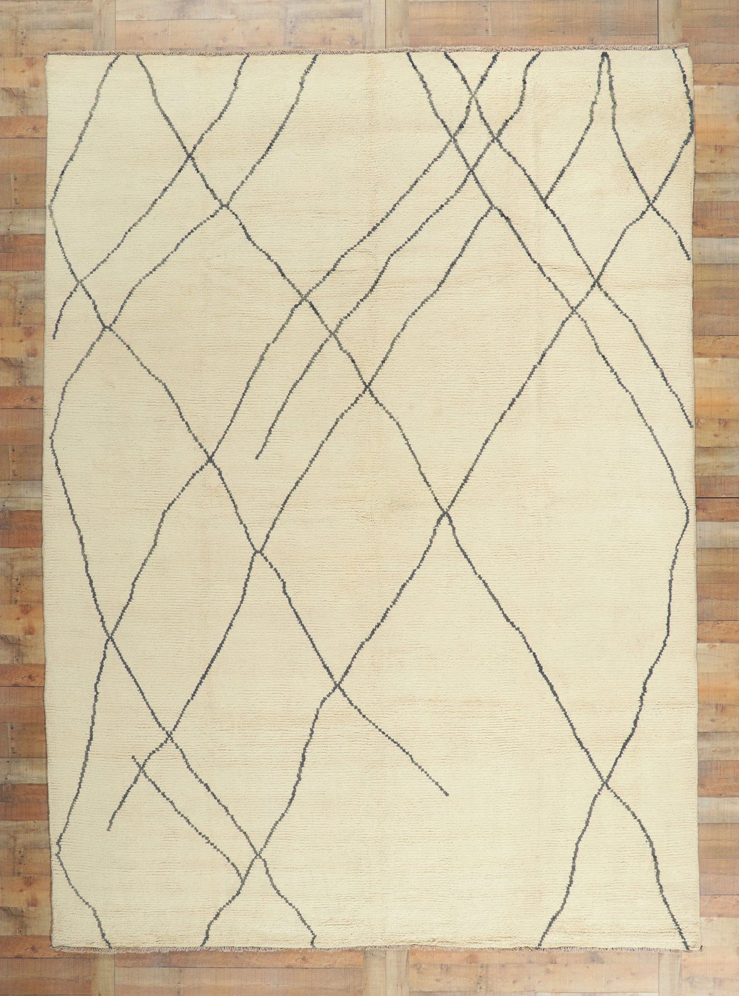 10 x 13 Large Organic Modern Moroccan Rug 80698