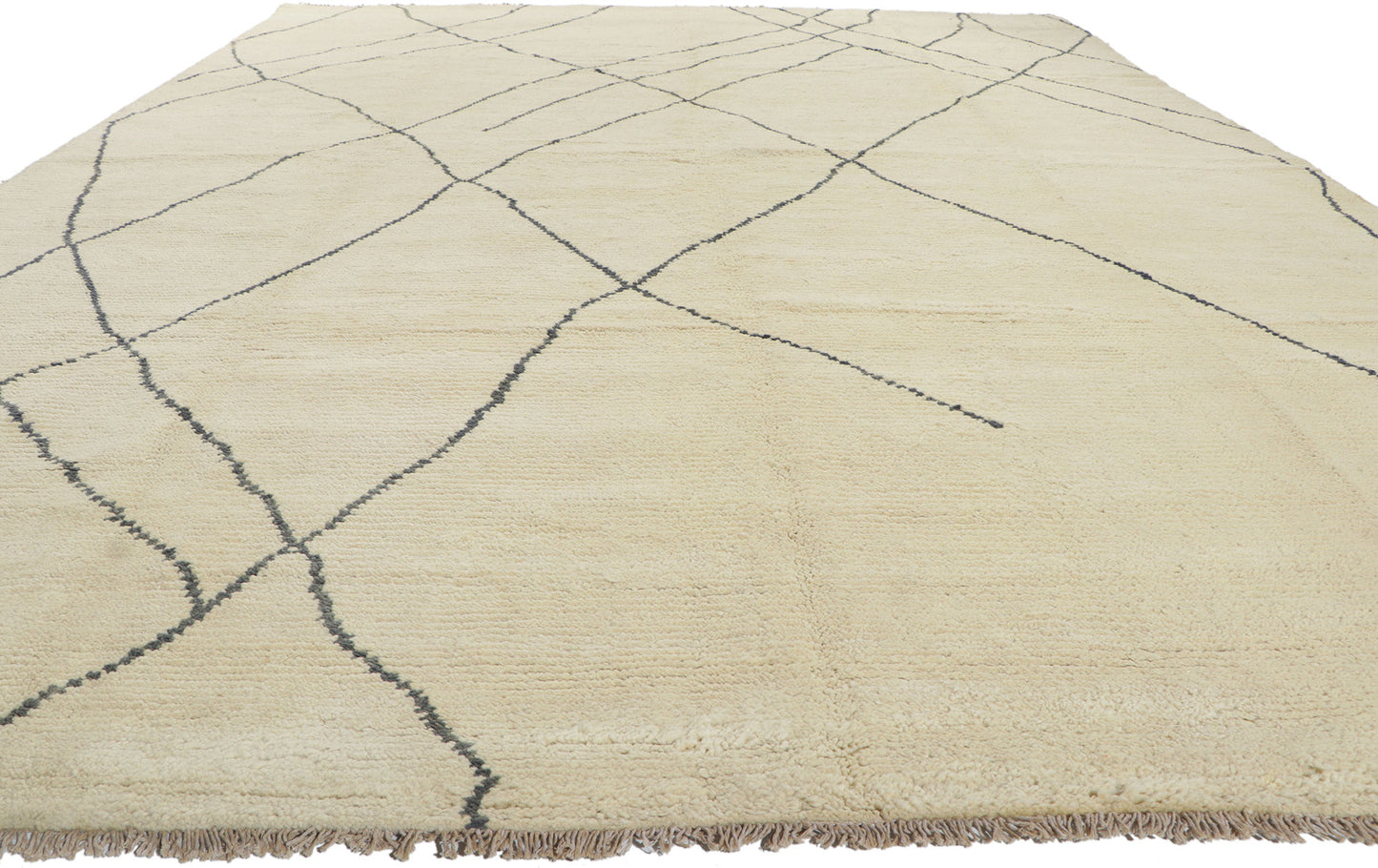 10 x 13 Large Organic Modern Moroccan Rug 80698
