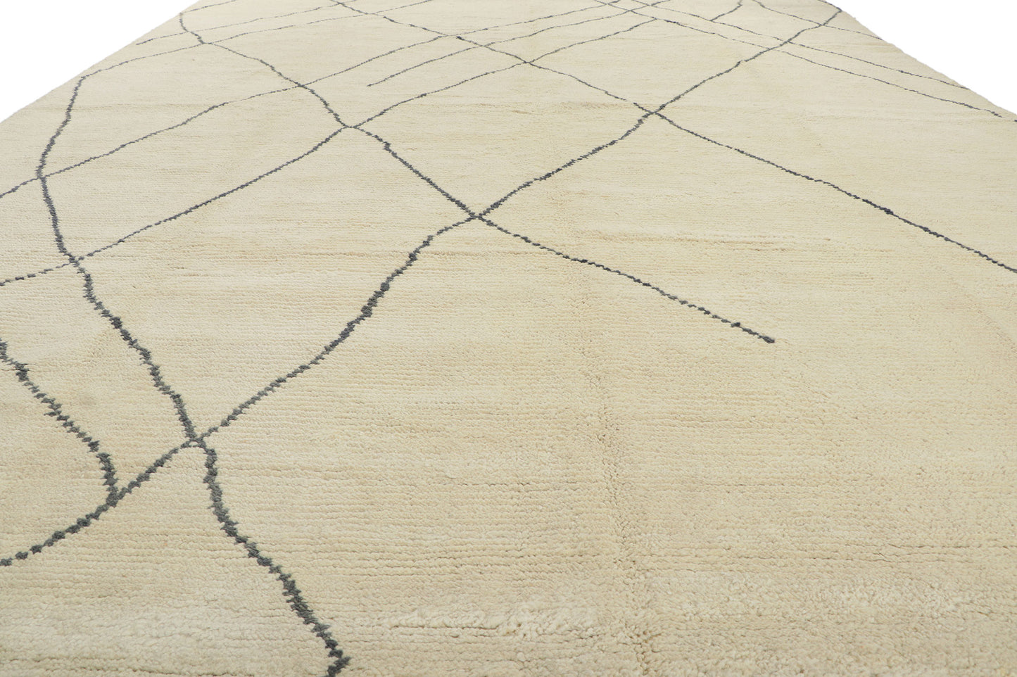 10 x 13 Large Organic Modern Moroccan Rug 80698