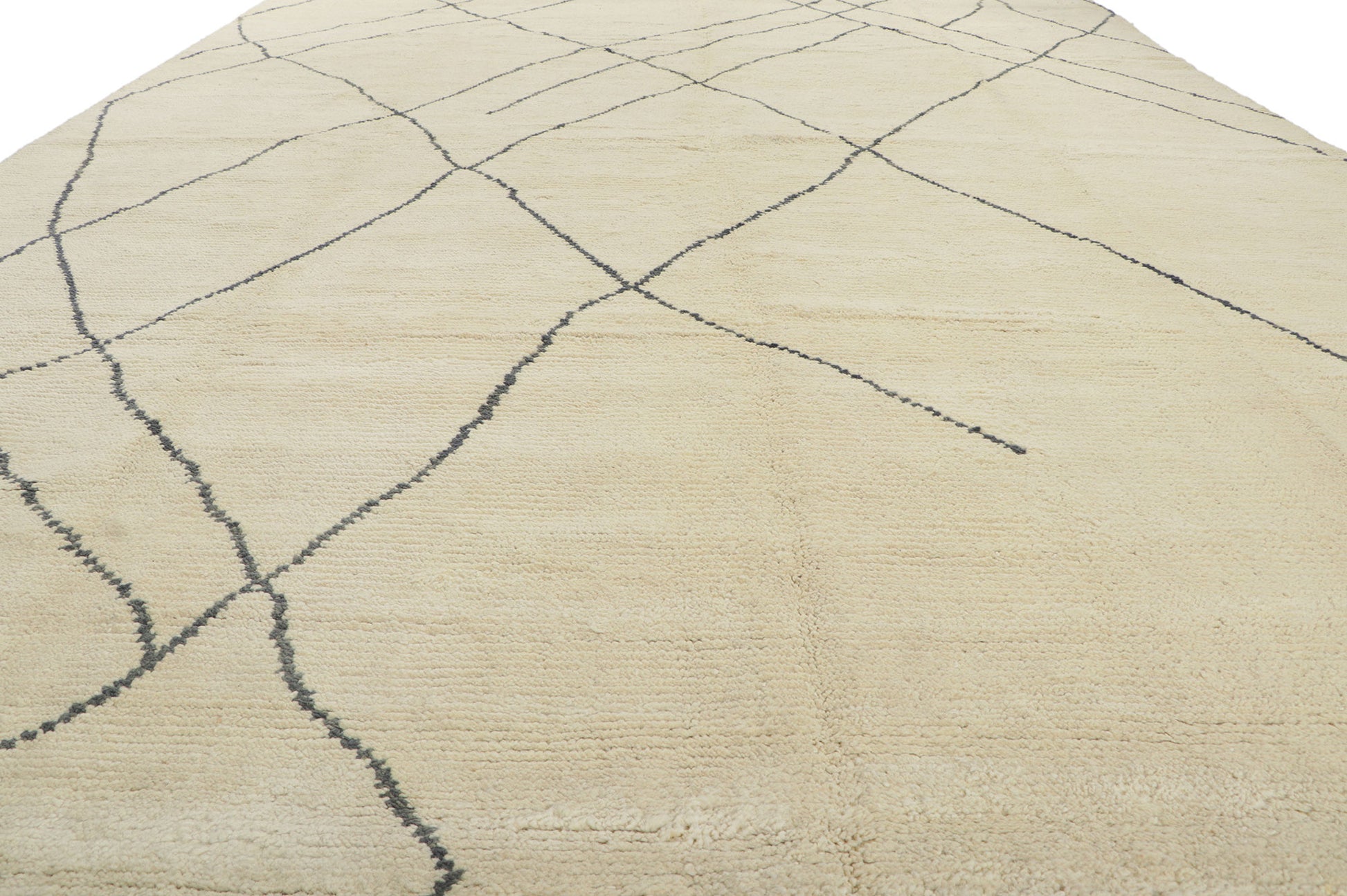 10 x 13 Large Organic Modern Moroccan Rug 80698
