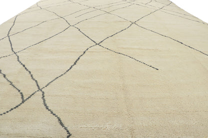 10 x 13 Large Organic Modern Moroccan Rug 80698