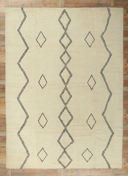 10 x 13 Modern Tribal Moroccan Area Rug 80700