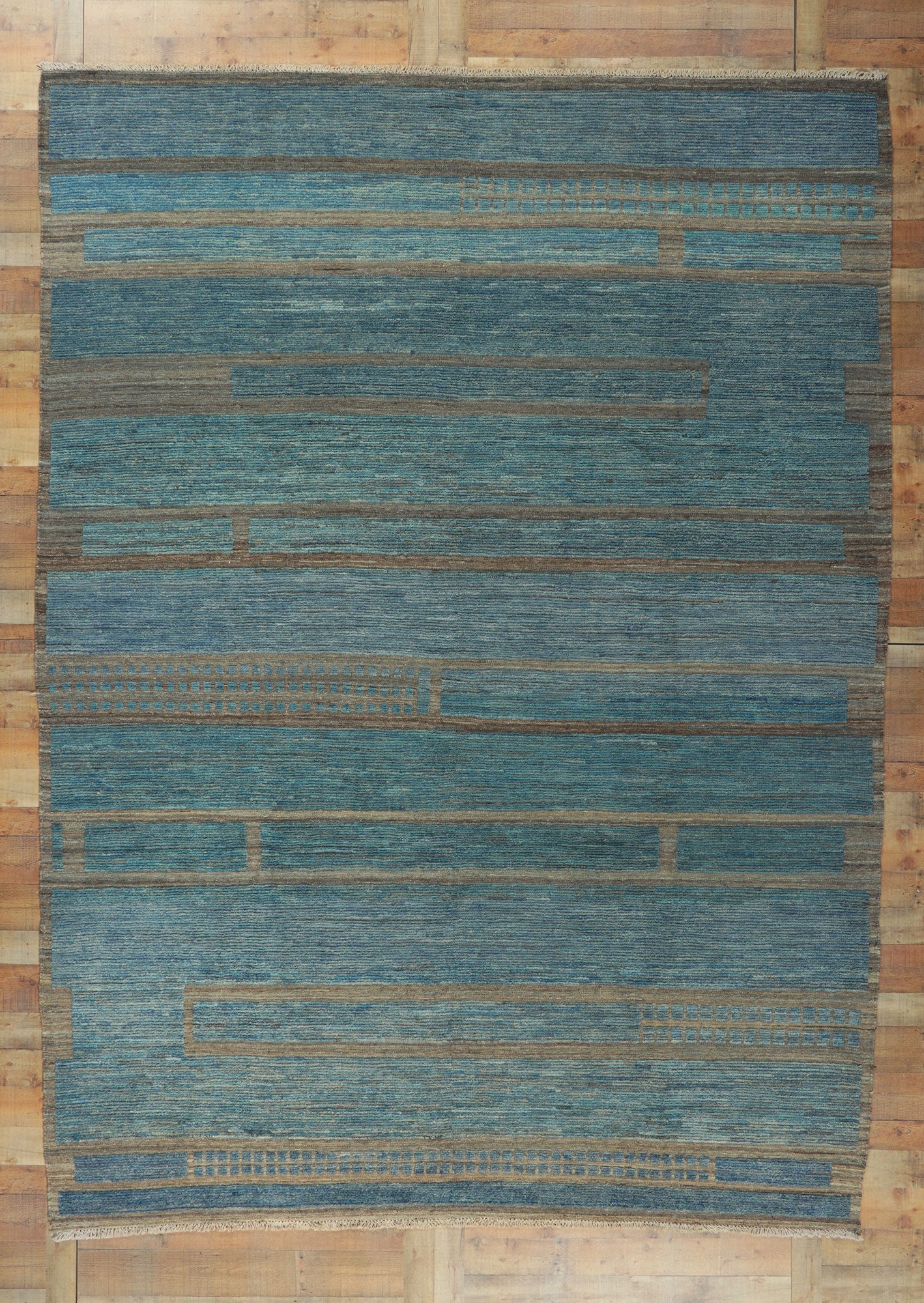 10 x 13 Contemporary Moroccan Rug 80947