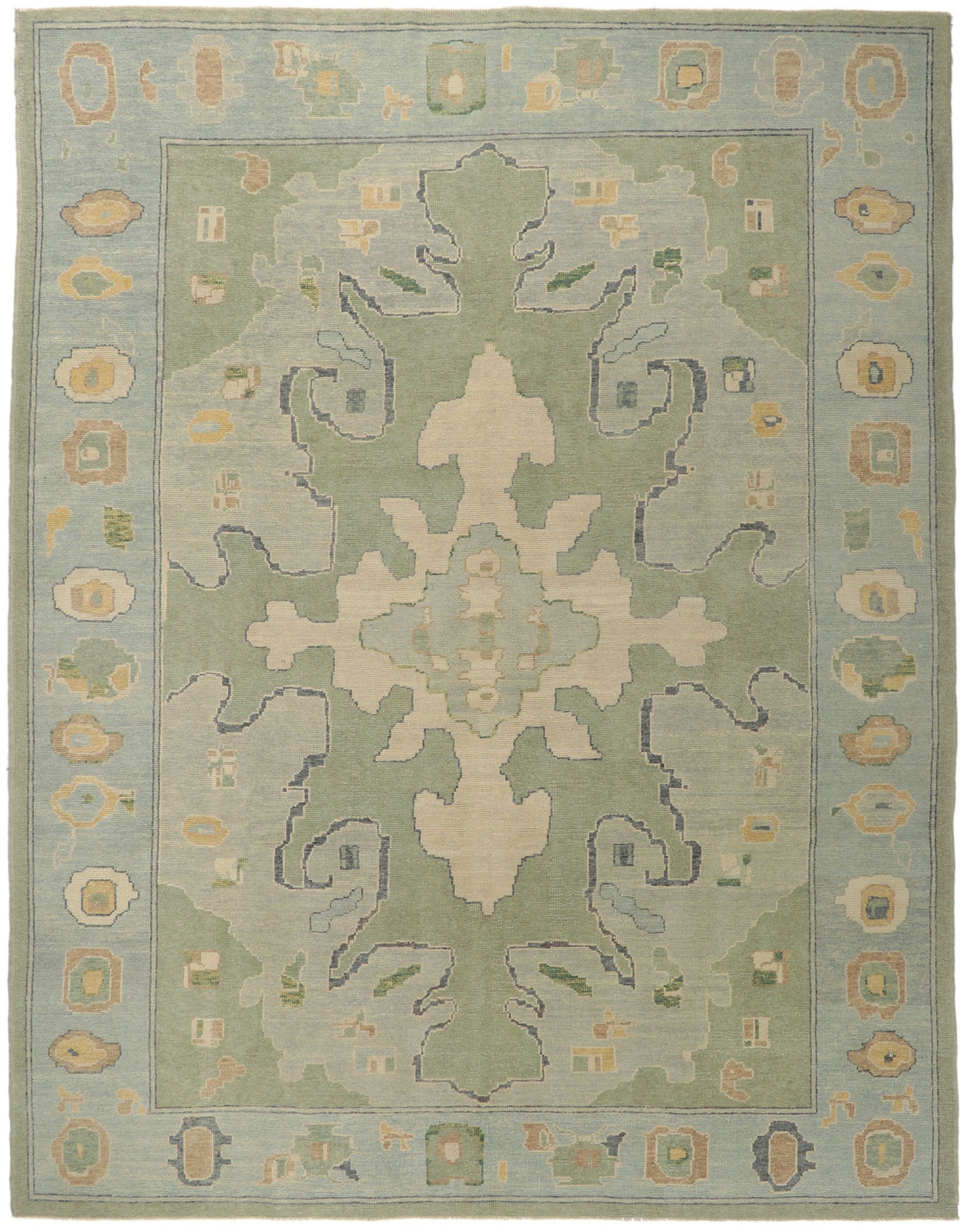 10 x 13 Turkish Oushak Rug 53799