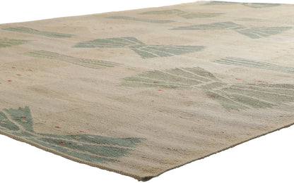 10 x 13 Scandinavian Modern Swedish Inspired Kilim Rug 30796
