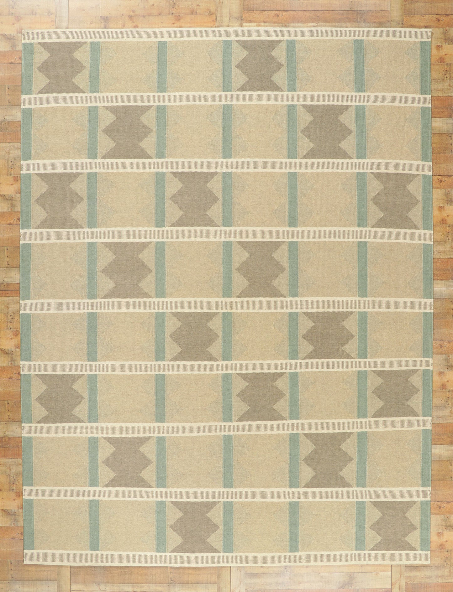 10 x 13 Swedish Inspired Kilim Rug 30843