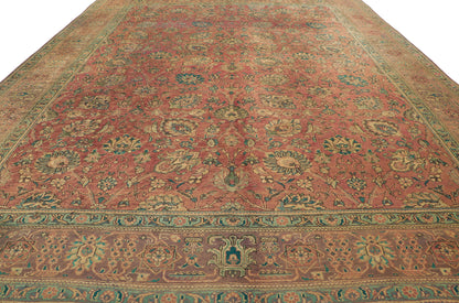 10 x 13 Vintage Persian Tabriz Rug 76271