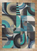 10 x 14 Contemporary Abstract Rug 30883