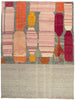 10 x 14 Color Block Moroccan Rug 80696