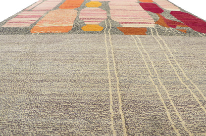 10 x 14 Color Block Moroccan Rug 80696