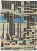 10 x 14 Color Block Moroccan Rug 80697