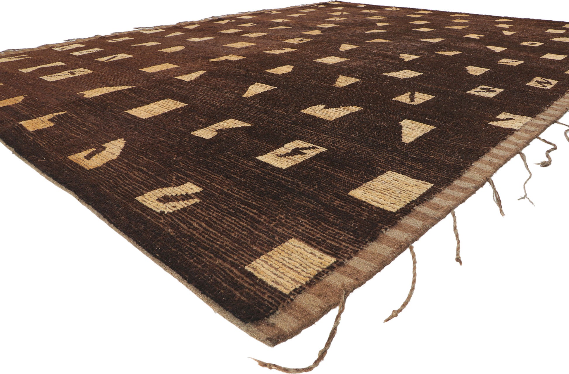 10 x 14 Earth-Tone Moroccan Rug 80810