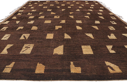 10 x 14 Earth-Tone Moroccan Rug 80810