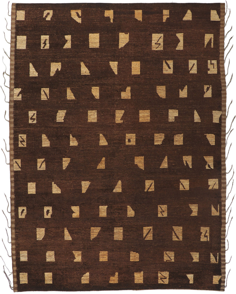 10 x 14 Earth-Tone Moroccan Rug 80810