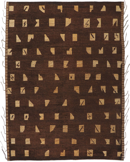 10 x 14 Earth-Tone Moroccan Rug 80810