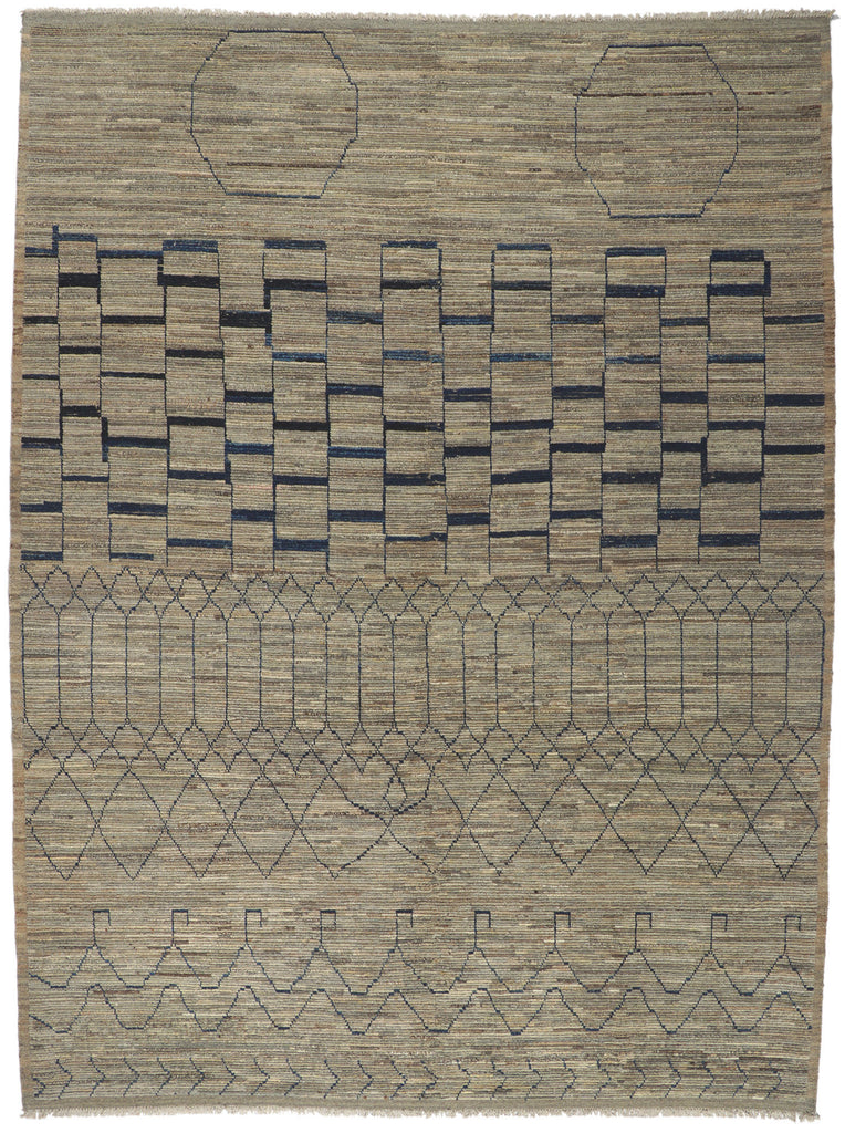 10 x 14 Modern Moroccan Area Rug 80950