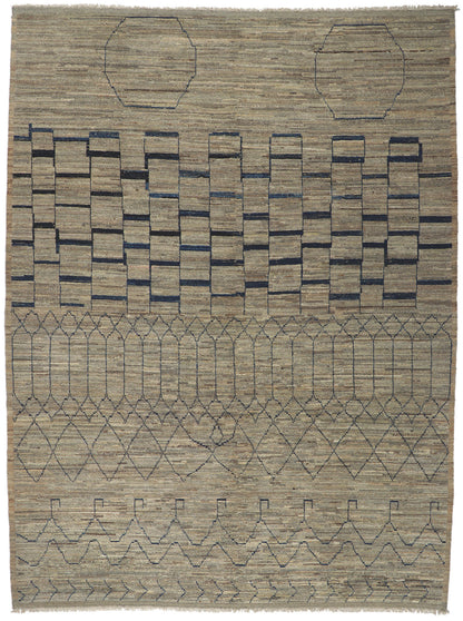 10 x 14 Modern Moroccan Area Rug 80950